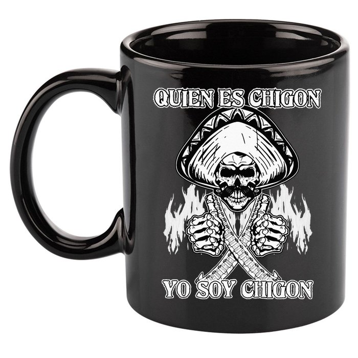 23 Quien Es Chigon TS Front 11oz C Handle Ceramic Mug