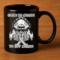 23 Quien Es Chigon TS Front 11oz C Handle Ceramic Mug