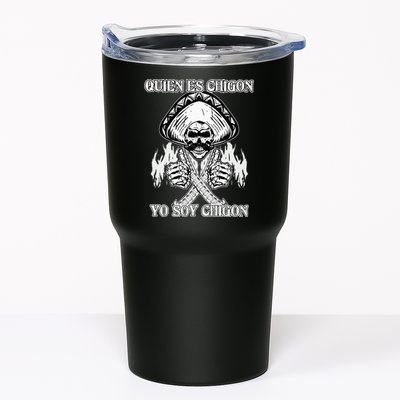 23 Quien Es Chigon TS Front Tumbler
