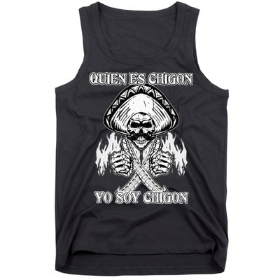 23 Quien Es Chigon TS Front Tank Top