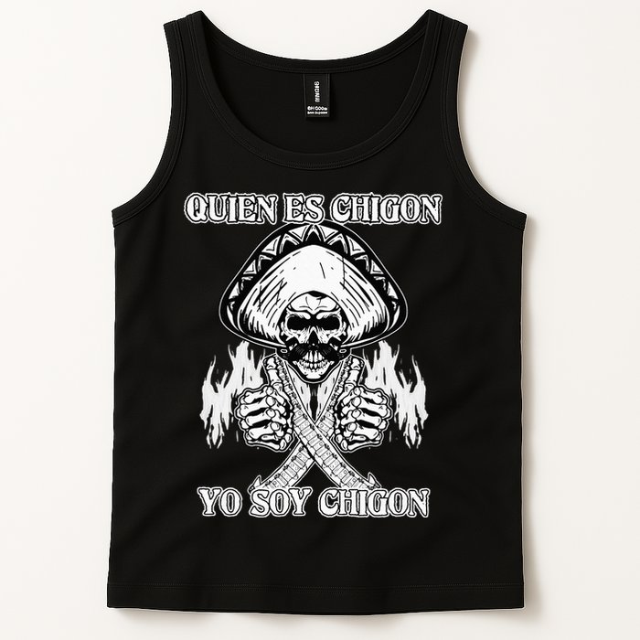 23 Quien Es Chigon TS Front Tank Top