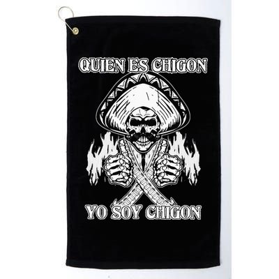 23 Quien Es Chigon TS Front Golf Towel