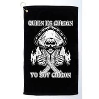 23 Quien Es Chigon TS Front Golf Towel