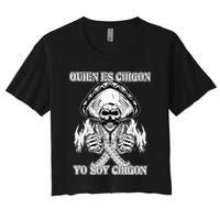 23 Quien Es Chigon TS Front Crop Top