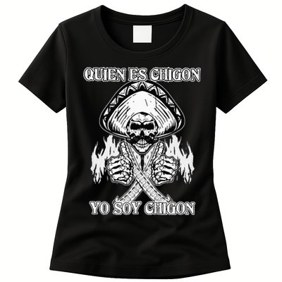 23 Quien Es Chigon TS Front Womens T-Shirt