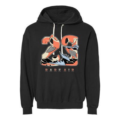 23 Rare Air Crimson Bliss 5s Matching Garment-Dyed Fleece Hoodie