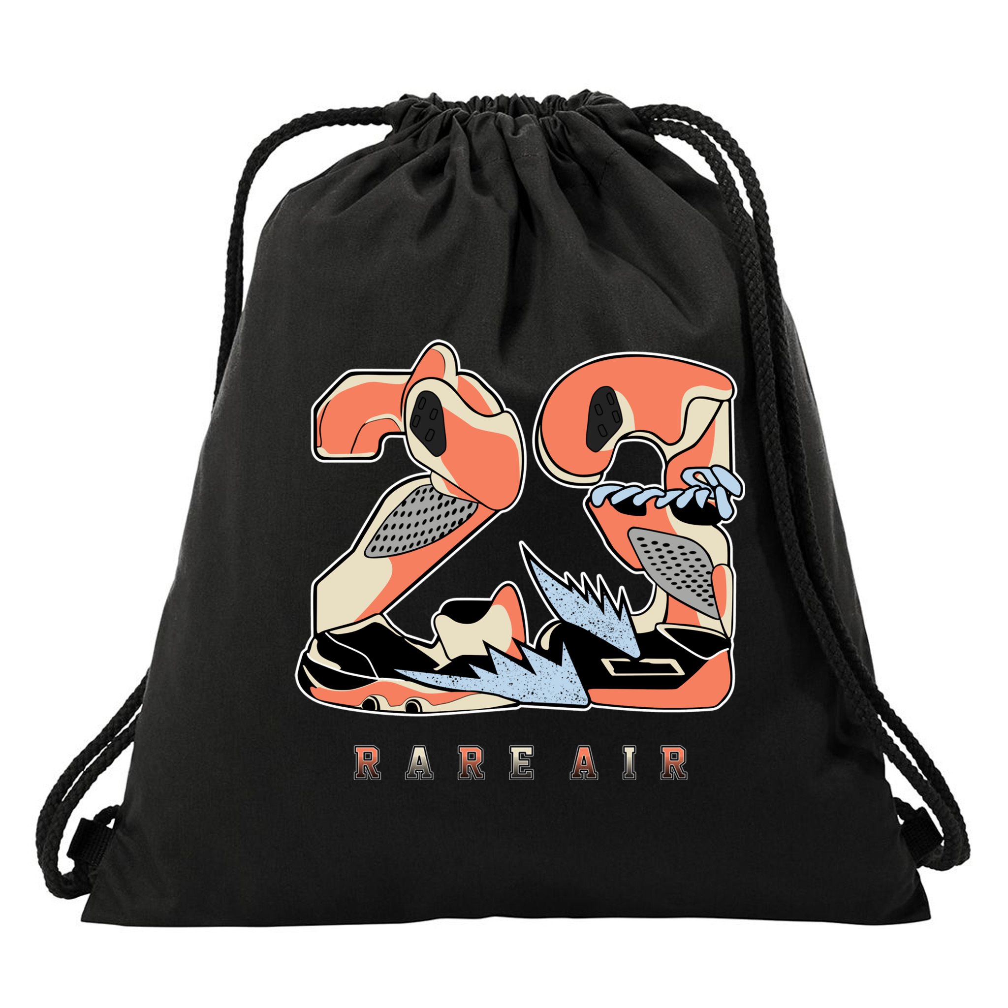23 Rare Air Crimson Bliss 5s Matching Drawstring Bag