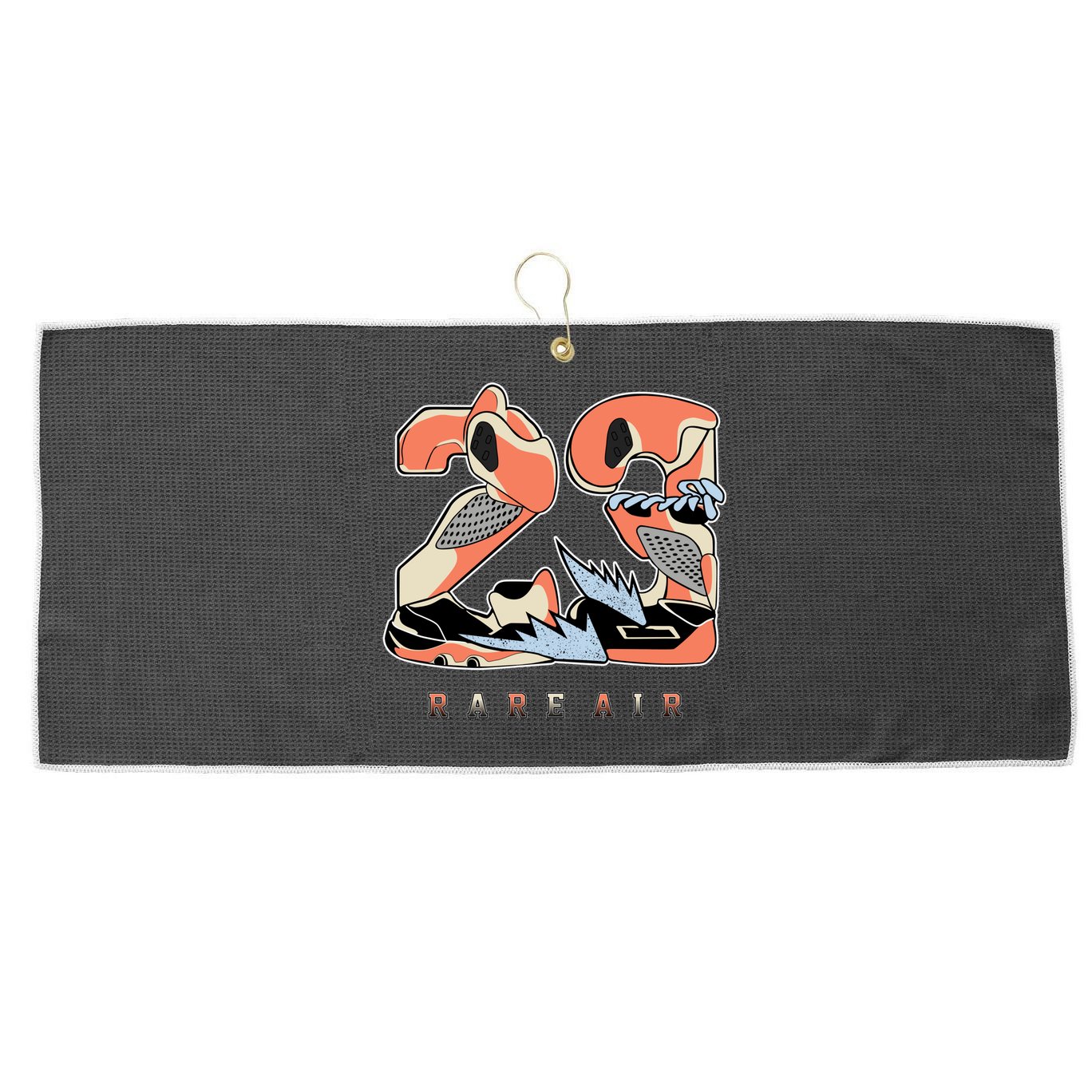 23 Rare Air Crimson Bliss 5s Matching Large Microfiber Waffle Golf Towel
