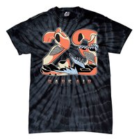 23 Rare Air Crimson Bliss 5s Matching Tie-Dye T-Shirt