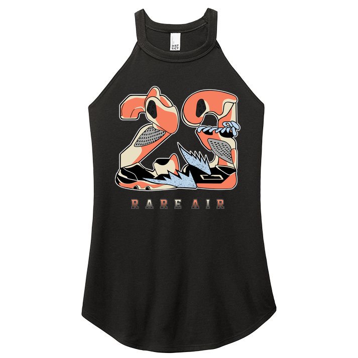 23 Rare Air Crimson Bliss 5s Matching Women's Perfect Tri Rocker Tank
