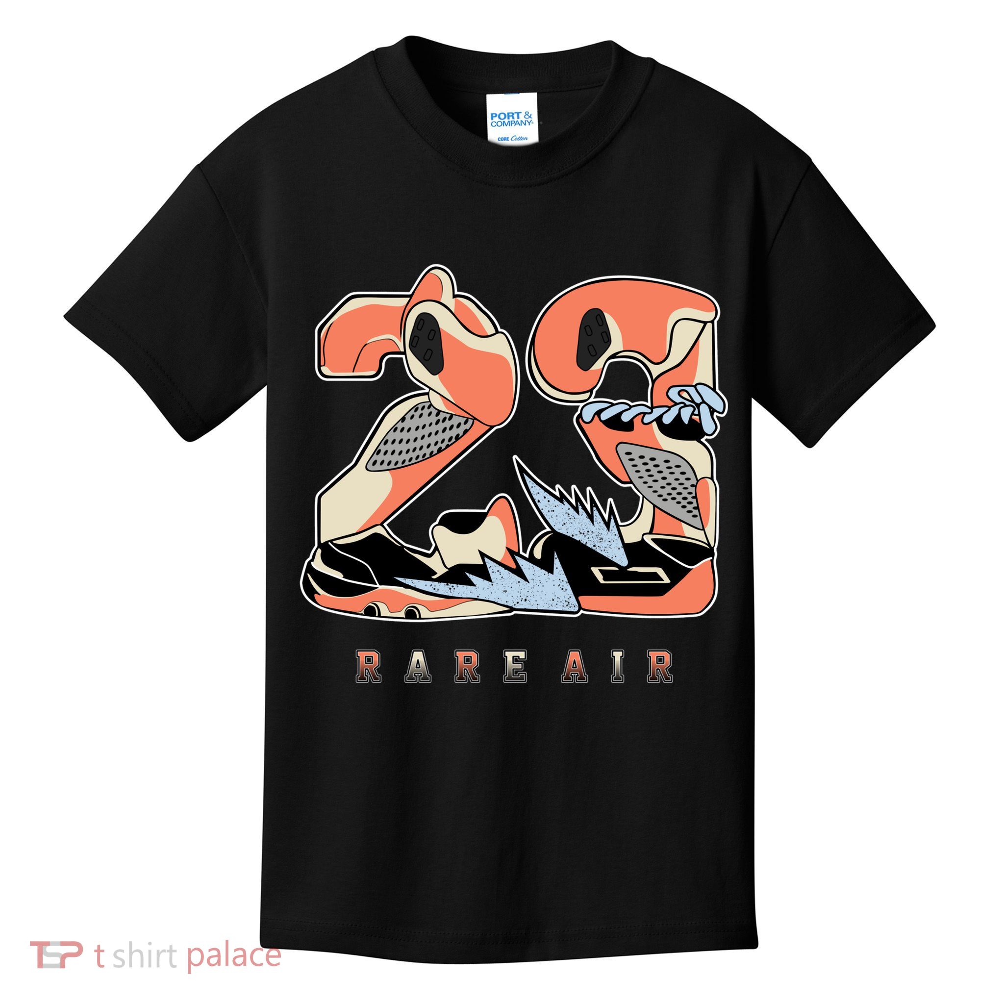 23 Rare Air Crimson Bliss 5s Matching Kids T-Shirt