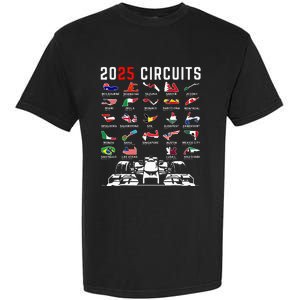 2025 Races Formula Racing Car 2025 Formula Racing Garment-Dyed Heavyweight T-Shirt