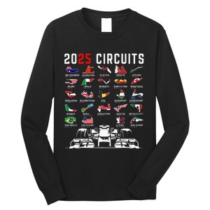 2025 Races Formula Racing Car 2025 Formula Racing Long Sleeve Shirt