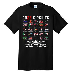 2025 Races Formula Racing Car 2025 Formula Racing Tall T-Shirt