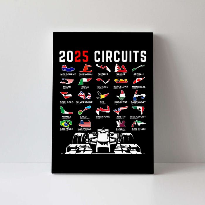 2025 Races Formula Racing Car 2025 Formula Racing Canvas