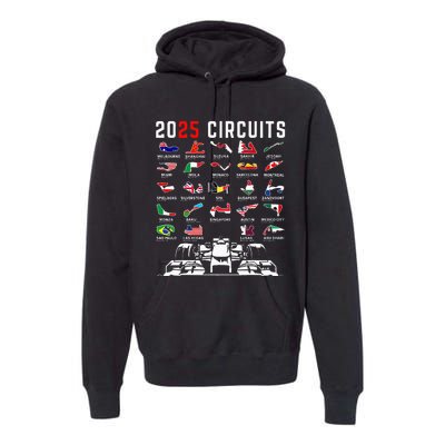 2025 Races Formula Racing Car 2025 Formula Racing Premium Hoodie