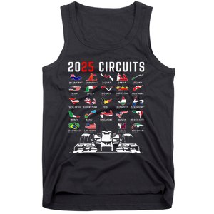 2025 Races Formula Racing Car 2025 Formula Racing Tank Top