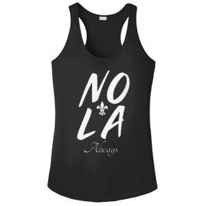 2025 Remember Nola Always Never Forget New Orleans Strong Ladies PosiCharge Competitor Racerback Tank