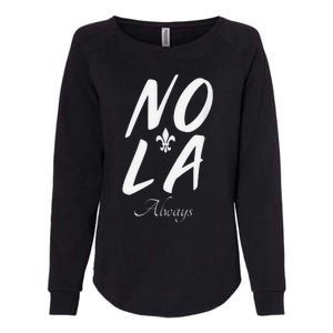 2025 Remember Nola Always Never Forget New Orleans Strong Womens California Wash Sweatshirt