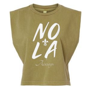 2025 Remember Nola Always Never Forget New Orleans Strong Garment-Dyed Women's Muscle Tee