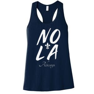 2025 Remember Nola Always Never Forget New Orleans Strong Women's Racerback Tank