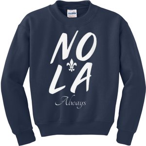 2025 Remember Nola Always Never Forget New Orleans Strong Kids Sweatshirt