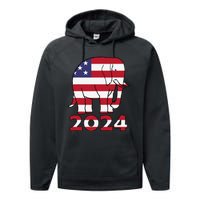 2024 Republican Support Performance Fleece Hoodie