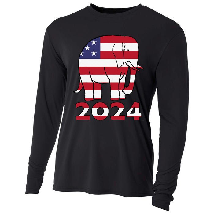 2024 Republican Support Cooling Performance Long Sleeve Crew