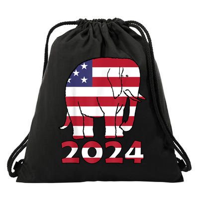 2024 Republican Support Drawstring Bag