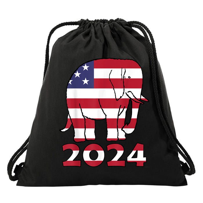 2024 Republican Support Drawstring Bag