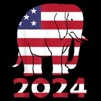 2024 Republican Support Drawstring Bag
