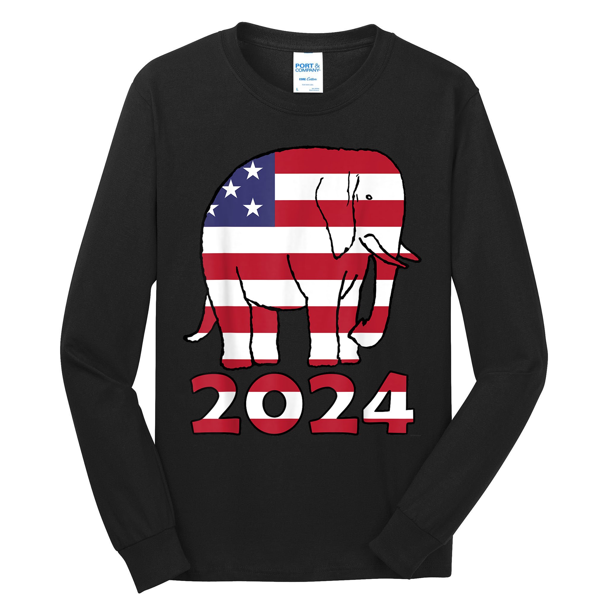 2024 Republican Support Tall Long Sleeve T-Shirt
