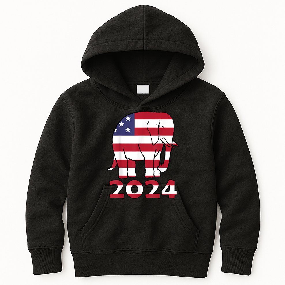 2024 Republican Support Kids Hoodie