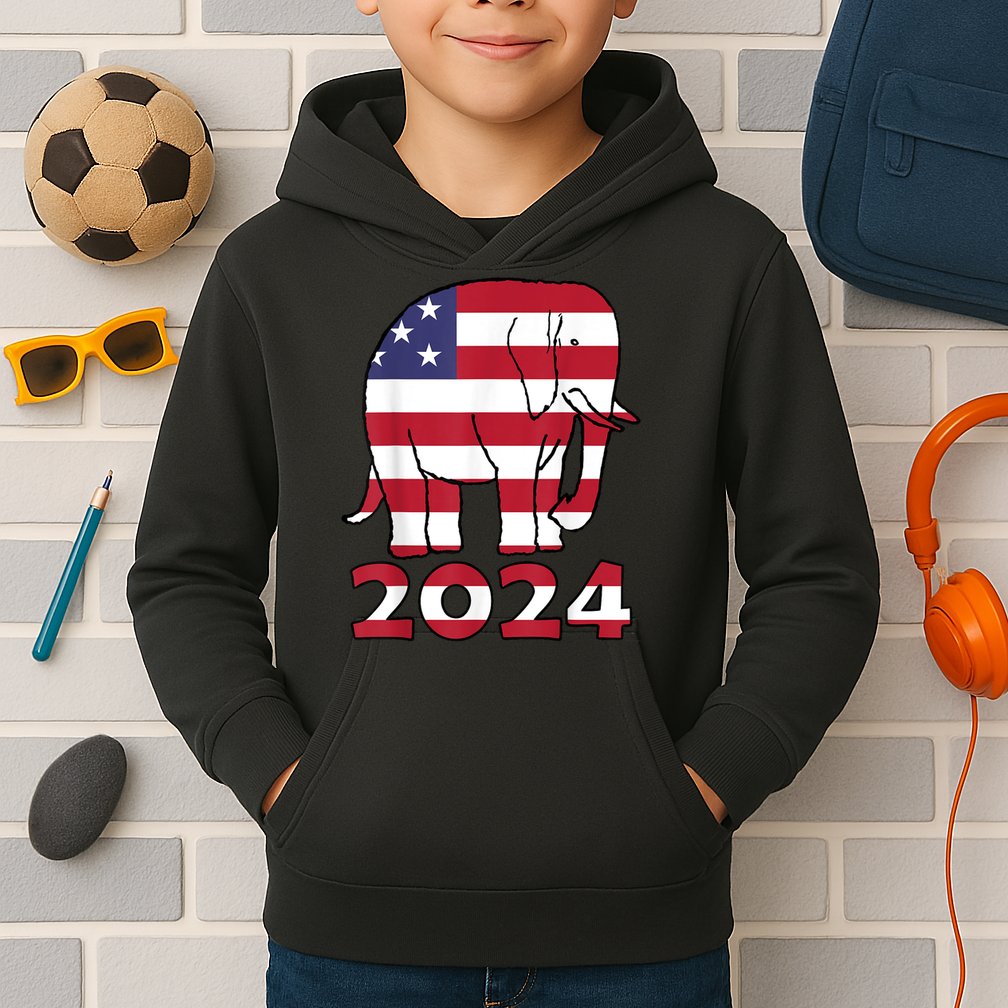 2024 Republican Support Kids Hoodie