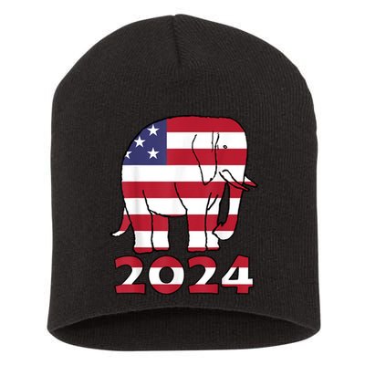 2024 Republican Support Short Acrylic Beanie