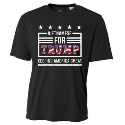 2024 Reelection Trump Vietnamese For Trump Conservative Cooling Performance Crew T-Shirt