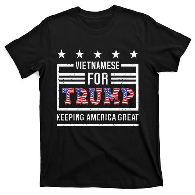 2024 Reelection Trump Vietnamese For Trump Conservative T-Shirt