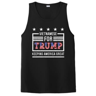 2024 Reelection Trump Vietnamese For Trump Conservative PosiCharge Competitor Tank