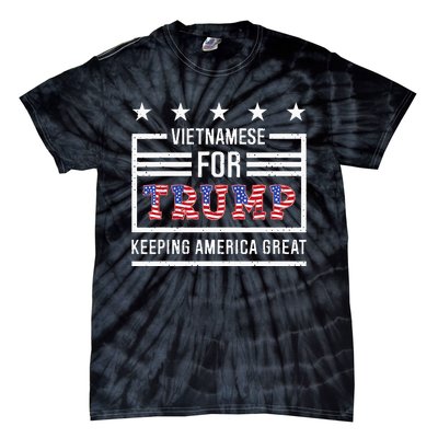 2024 Reelection Trump Vietnamese For Trump Conservative Tie-Dye T-Shirt