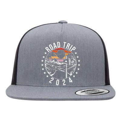 2024 Road Trip Flat Bill Trucker Hat