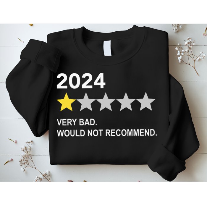 2024 Rating Very Bad Would Not Recommend One Star Rating Sweatshirt
