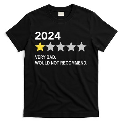 2024 Rating Very Bad Would Not Recommend One Star Rating T-Shirt
