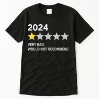 2024 Rating Very Bad Would Not Recommend One Star Rating Tall T-Shirt