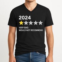 2024 Rating Very Bad Would Not Recommend One Star Rating V-Neck T-Shirt