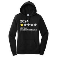 2024 Rating Very Bad Would Not Recommend One Star Rating Women's Pullover Hoodie