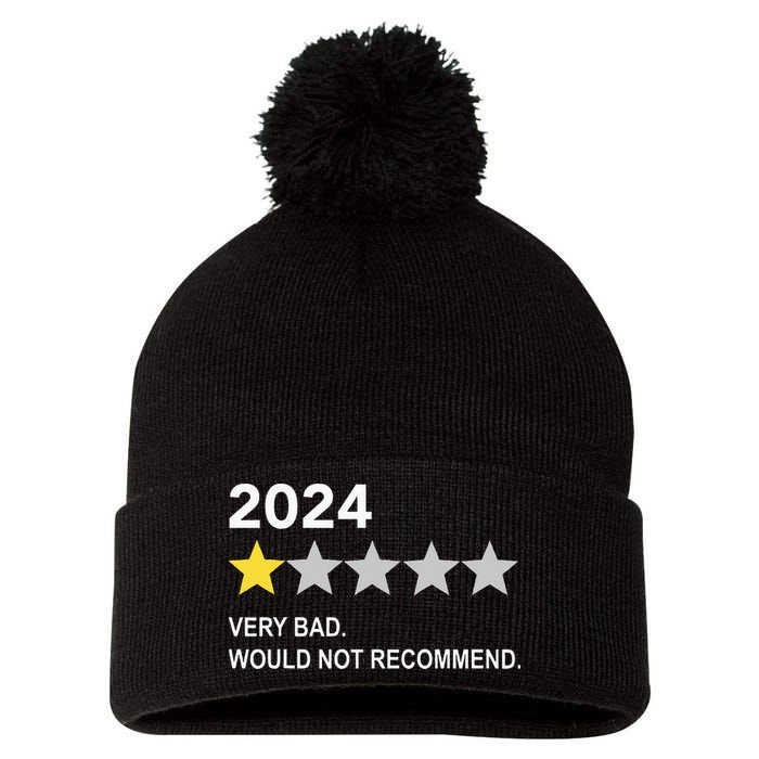 2024 Rating Very Bad Would Not Recommend One Star Rating Pom Pom 12in Knit Beanie
