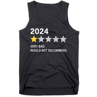 2024 Rating Very Bad Would Not Recommend One Star Rating Tank Top