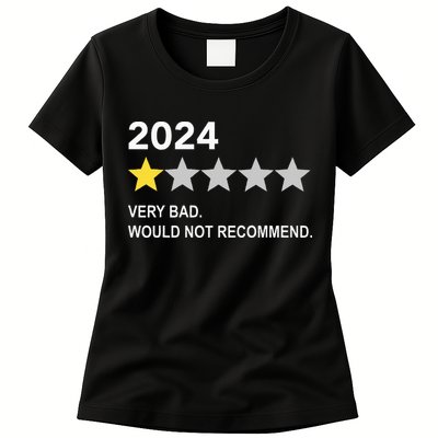 2024 Rating Very Bad Would Not Recommend One Star Rating Womens T-Shirt