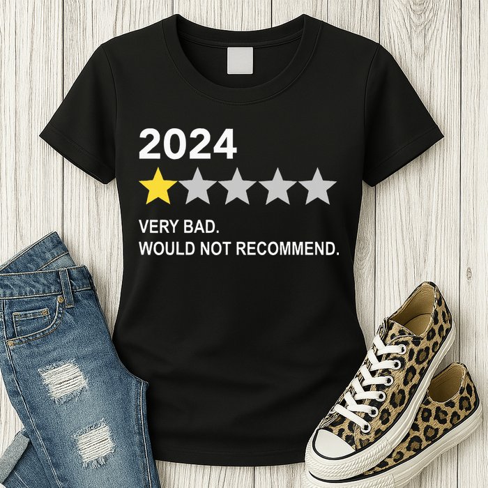 2024 Rating Very Bad Would Not Recommend One Star Rating Womens T-Shirt