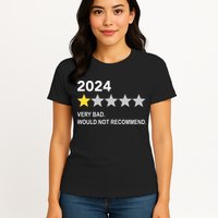 2024 Rating Very Bad Would Not Recommend One Star Rating Womens T-Shirt